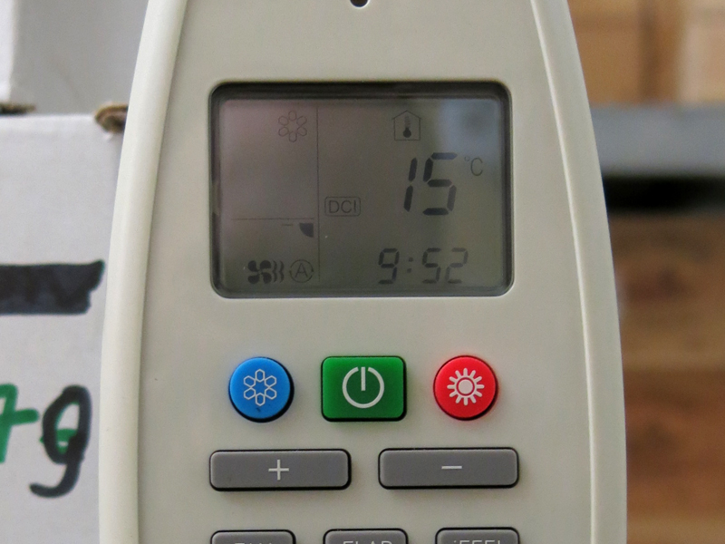 Temperature and hygrometry controlled 24 hours a day